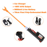 Rechargeable Stock prod Cattle prodder Flexi Shaft 9000V 105cm Car Charger